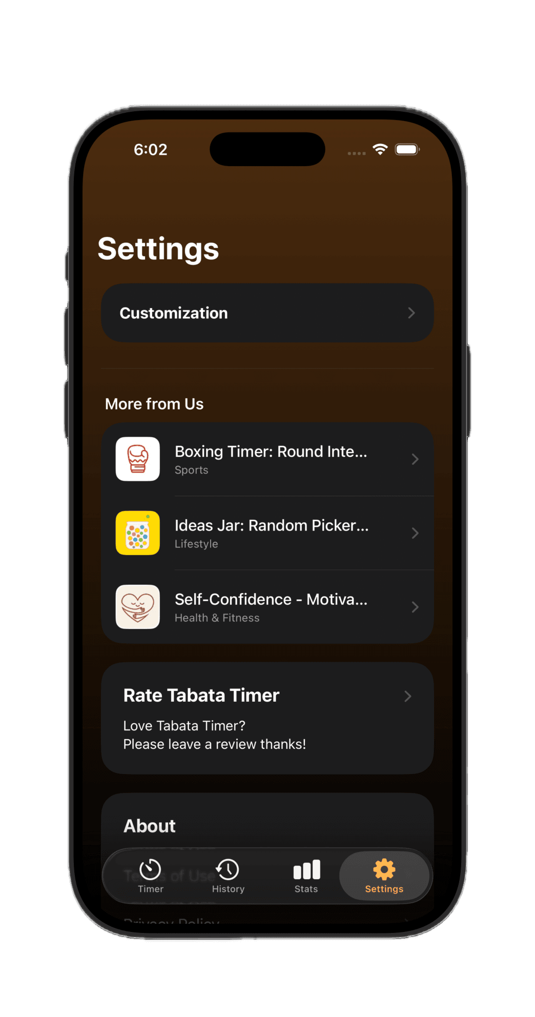 Tabata Timer placeholder screenshot 2
