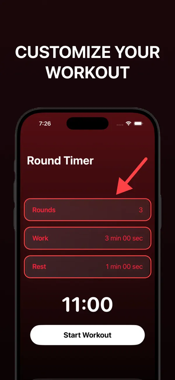 Round Timer placeholder screenshot 2